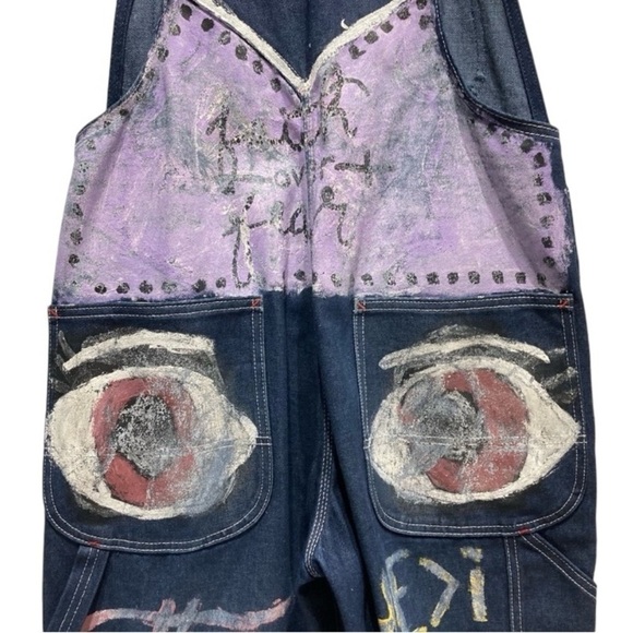 Handpainted Dickies Artist Overalls - Picture 7 of 9